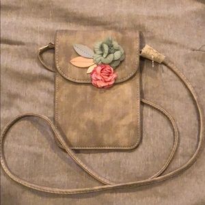 Small purse with phone clear panel for phone!